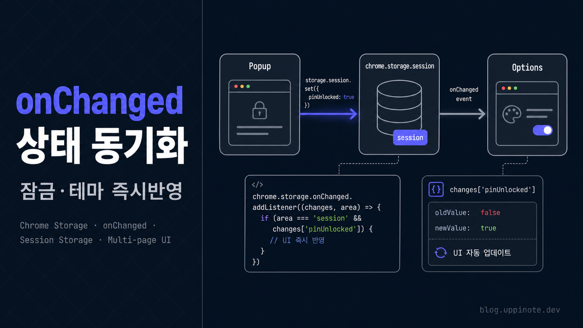 Chrome Storage로 실시간 상태 동기화 구현하기